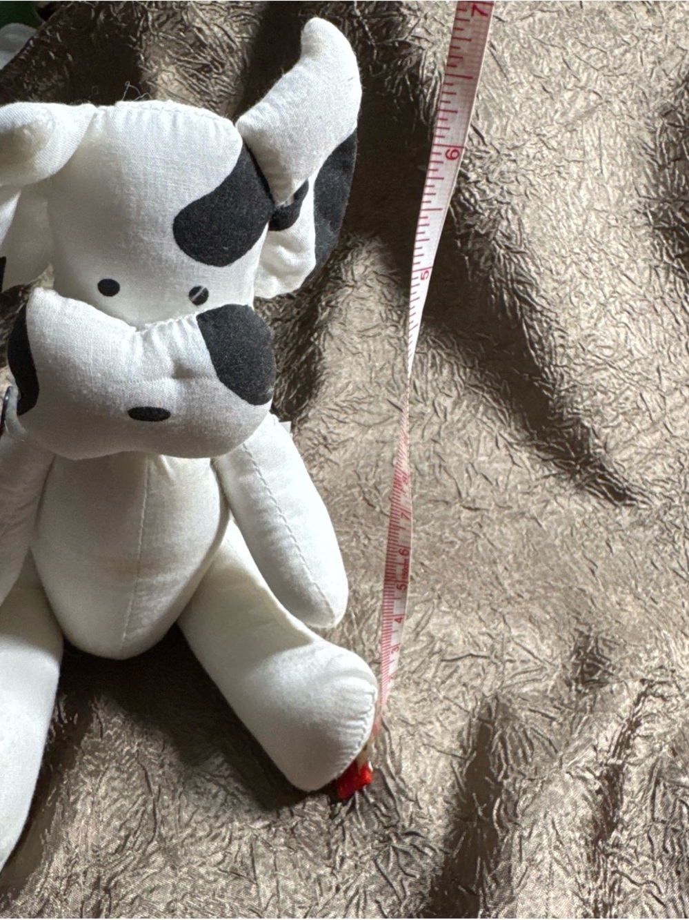Plush Cow Stuffed Animal - White and Black